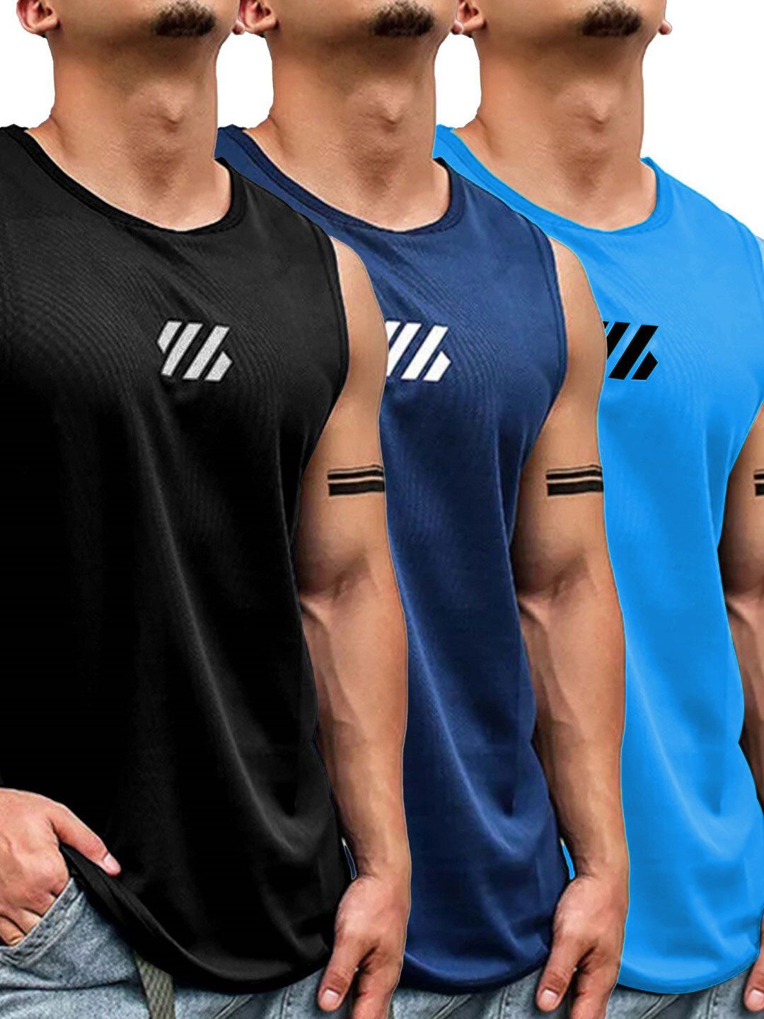 Pack of 3 Pasito Men Vest Men Vest-picture-26