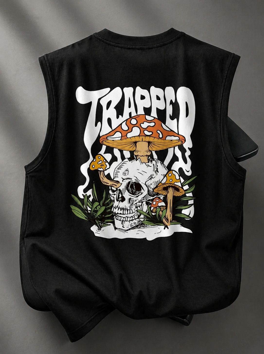 t-hustler Men's Cotton Gym Vest | Printed Sleeveless Tank Top | Regular Fit Men Vest-picture-20
