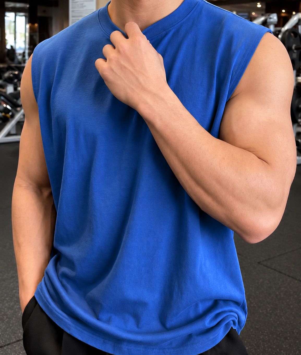 tb blue Men Vest-picture-27