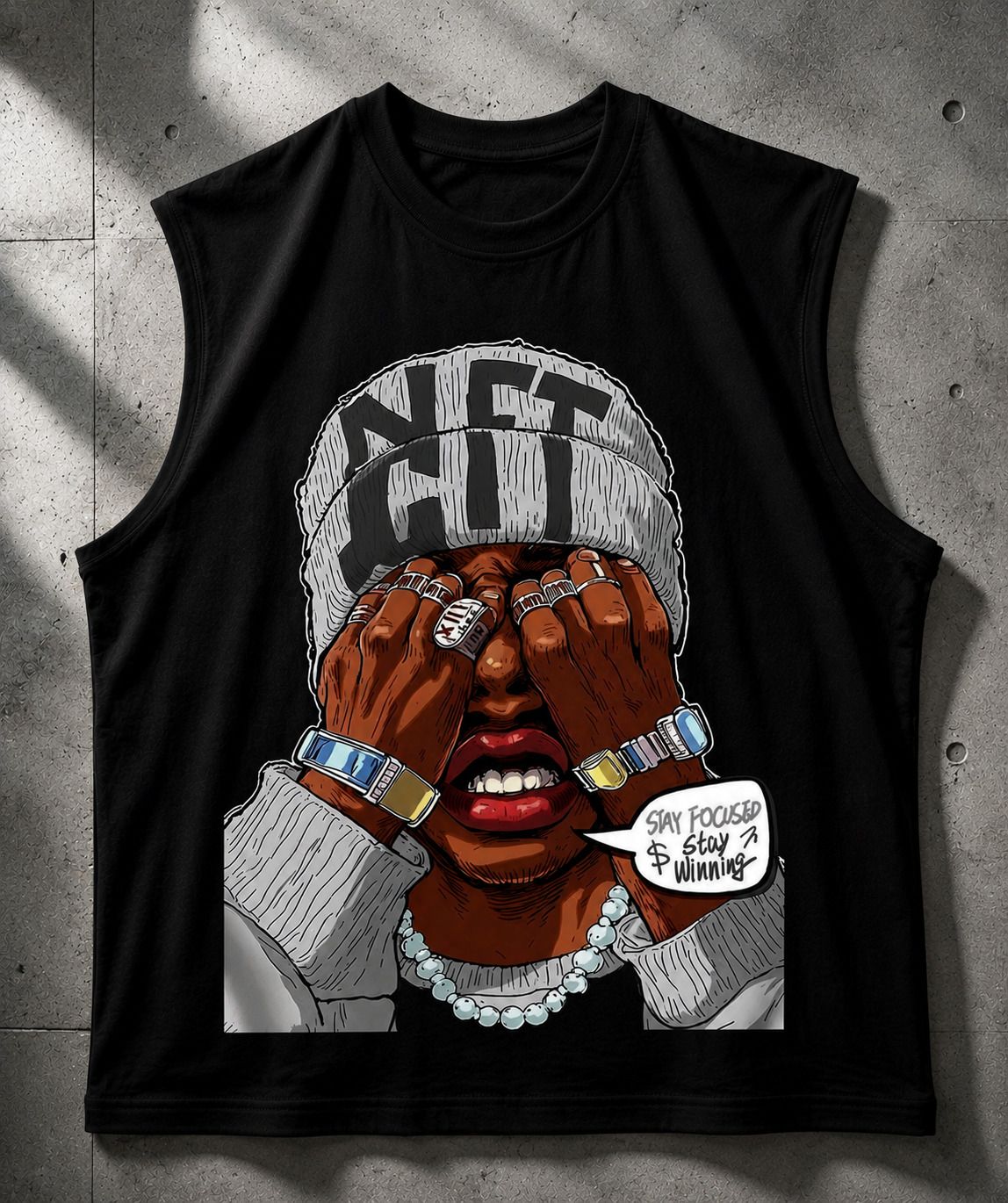 t-hustler Men Vest-picture-48