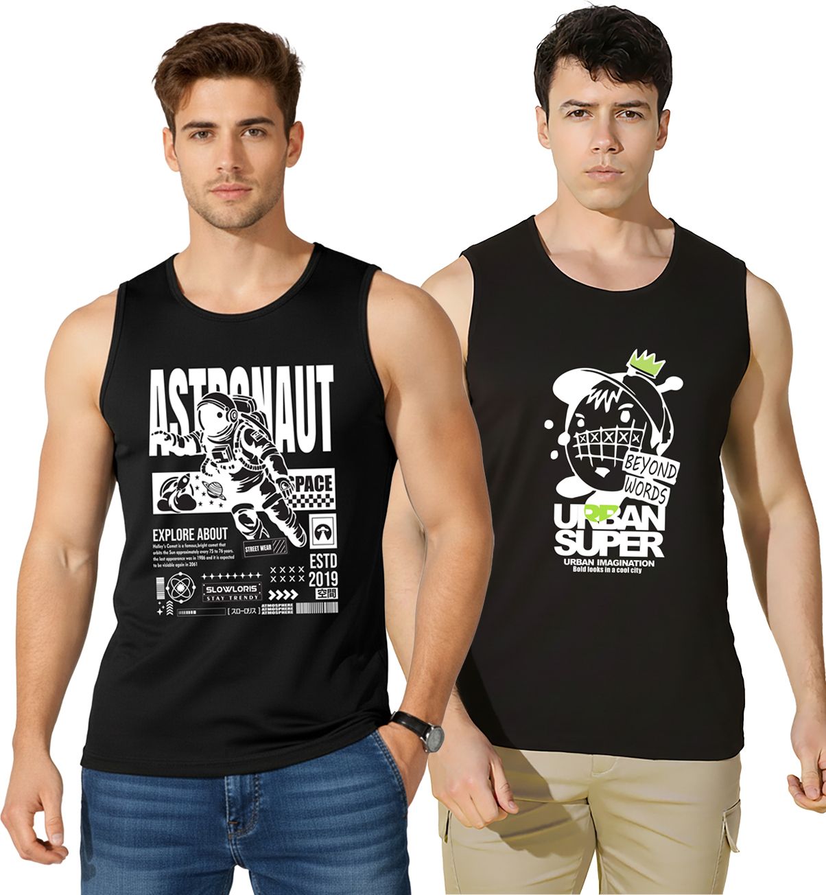 slowloris Pack of 2 Men Vest-picture-47