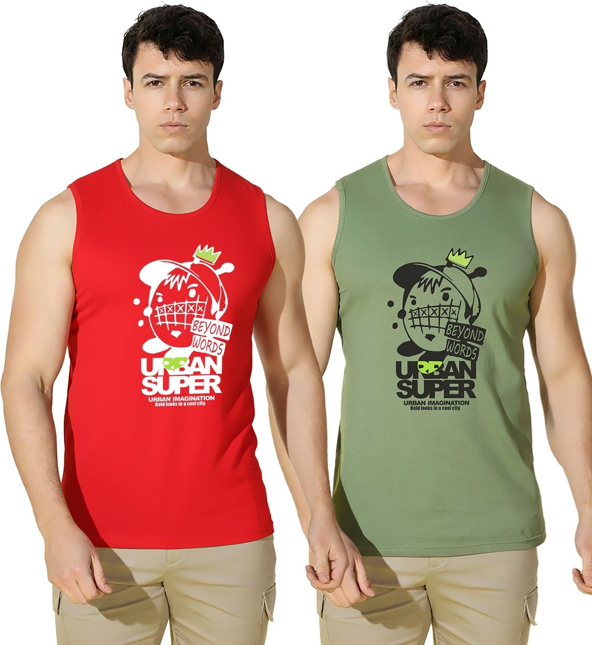 cryptic Pack of 2 Men Vest-picture-19