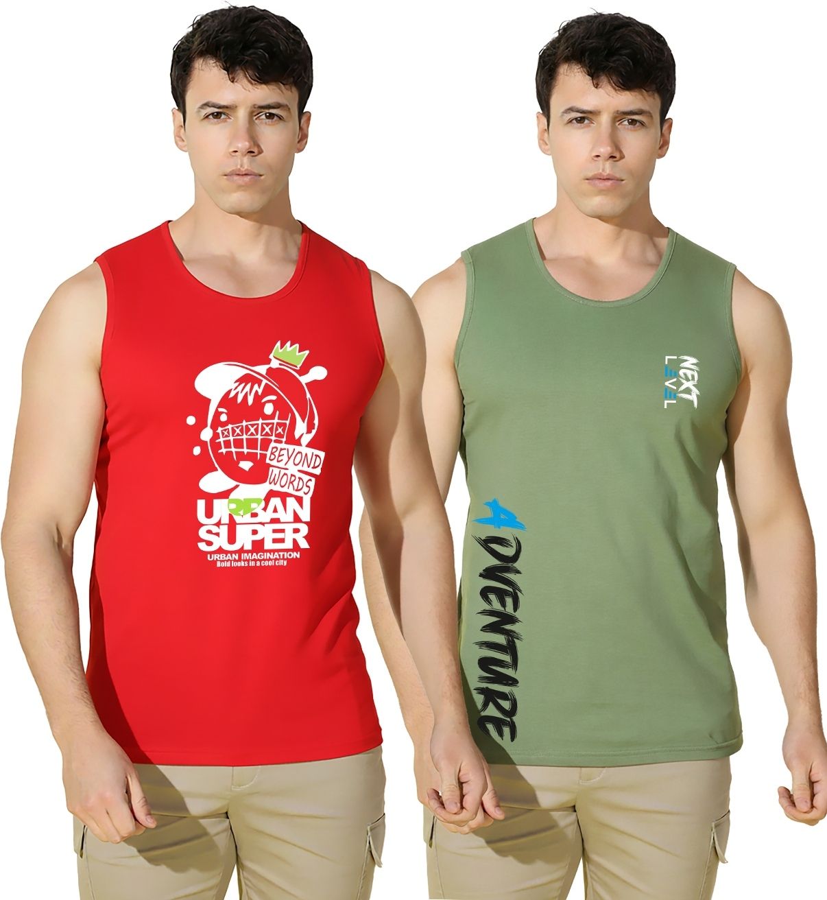 cryptic Pack of 2 Men Vest-picture-25