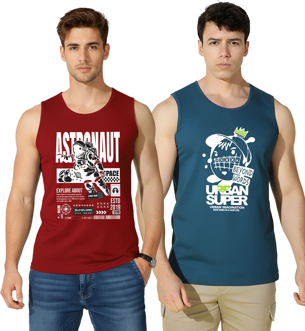 slowloris Pack of 2 Men Vest-picture-22