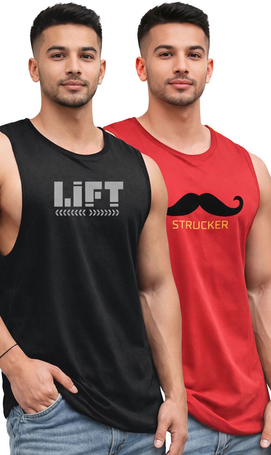 pasito Pack of 2 Men Vest-picture-27