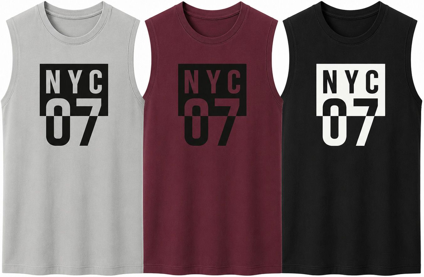 Pack of 3 VEST GMB Men Vest-image-36