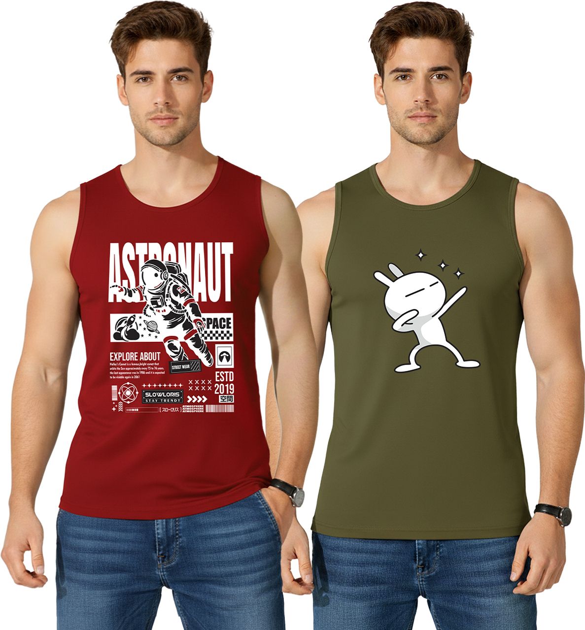 slowloris Pack of 2 Men Vest-picture-38