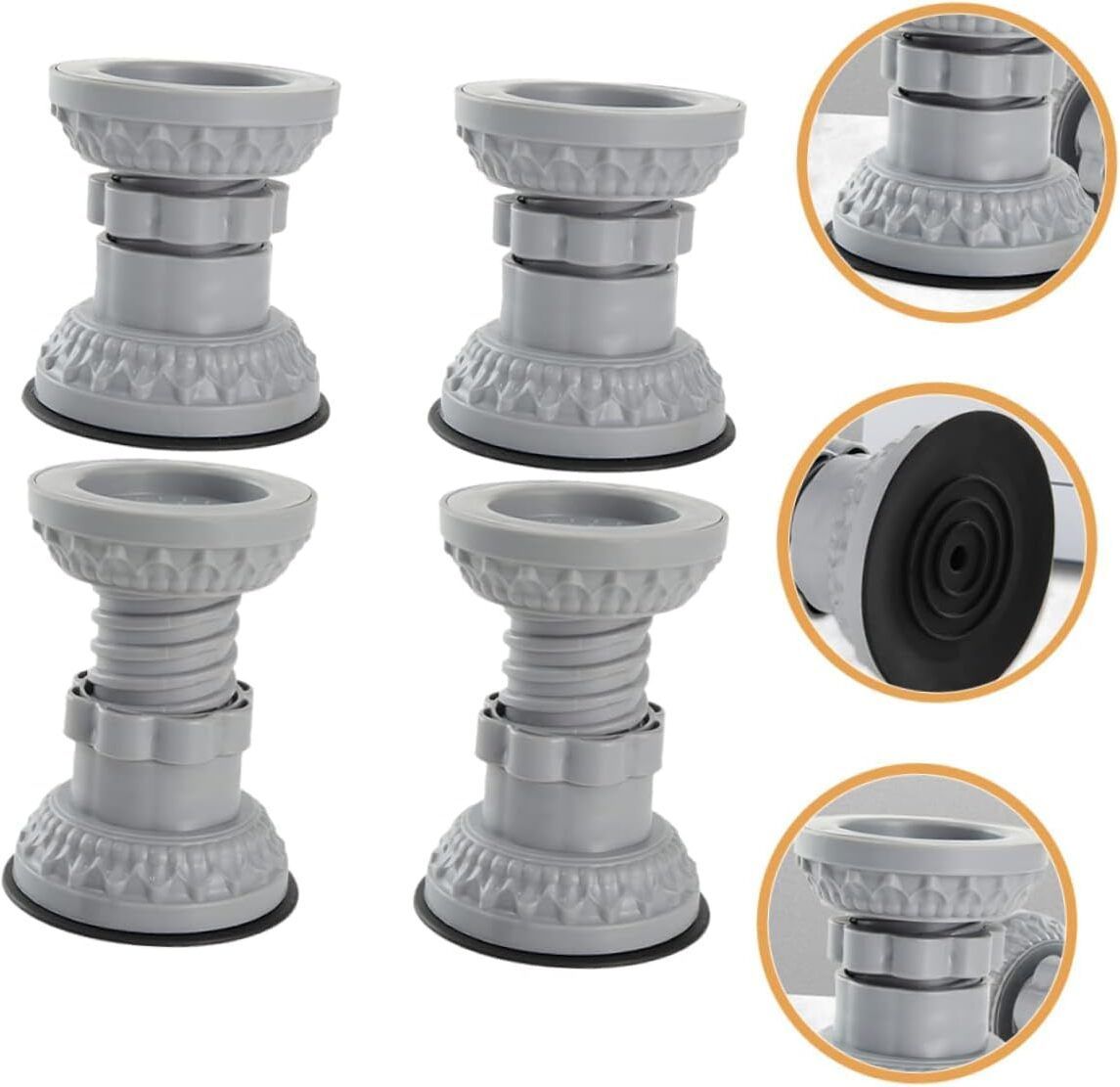 Multifunctional Adjustable Highly Washing Machine Foot Pad, Vibration Damper Pad