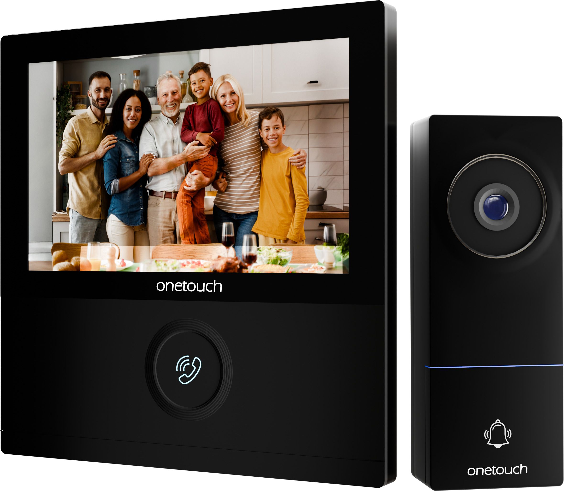 ONETOUCH OT-ADP-A4 Black Video Door Phone-image-36