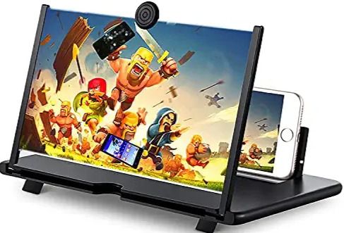 Gribbtor 12 inch 3 times 3D magnifier fresnel mirror HD Screen Expander Phone