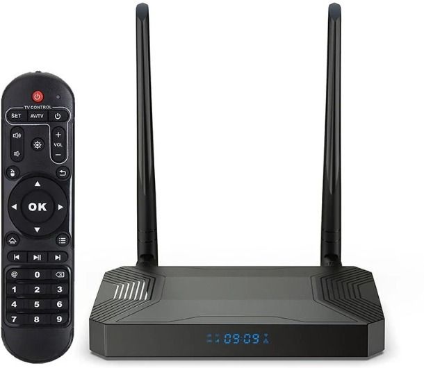 Techdash 4G LTE SIM Smart Box Android TV Box 4GB 32GB 8K UHD with Dual WiFi 0 inch Blu-ray Player