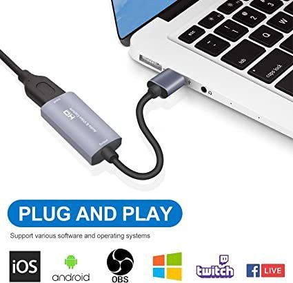 Etzin Video Capture USB 3.0 HDMI to TypeC(EPL-807HVC) 32 inch Blu-ray Player