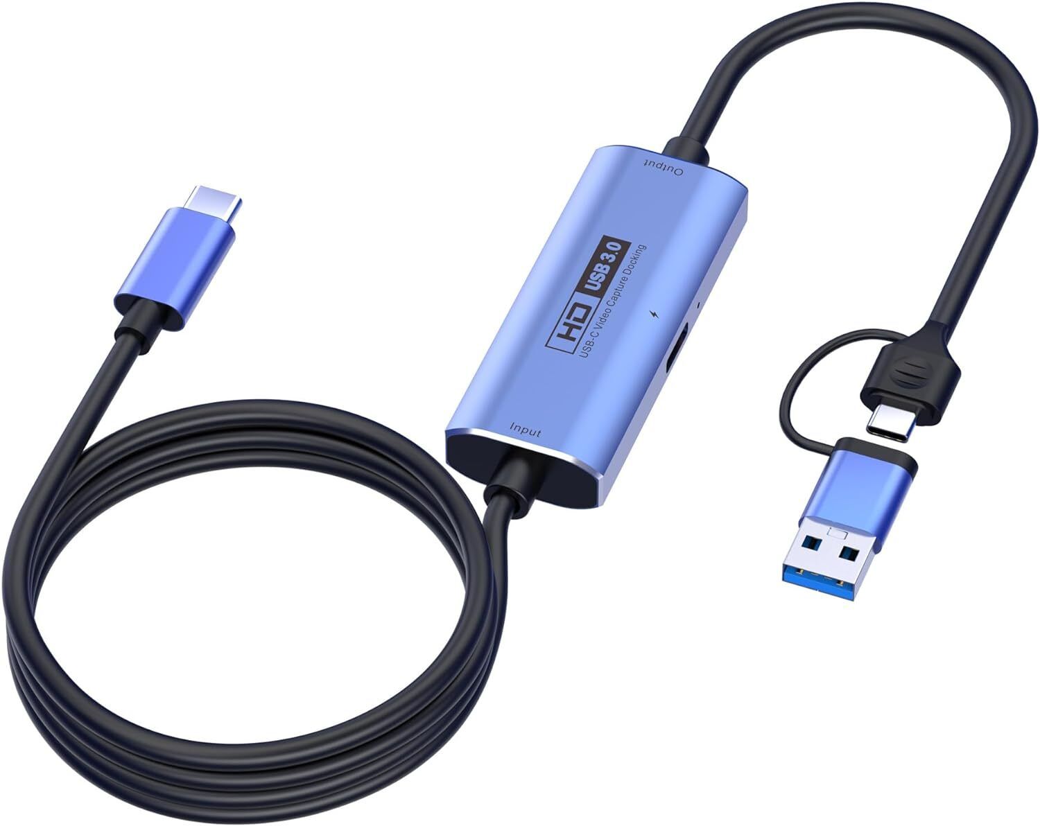 Tobo 2 in 1 USBC to PD USB3.0 TYPEC Audio Video Capture Card Live Recorder TD-1180HVC 32 inch Blu-ray Player