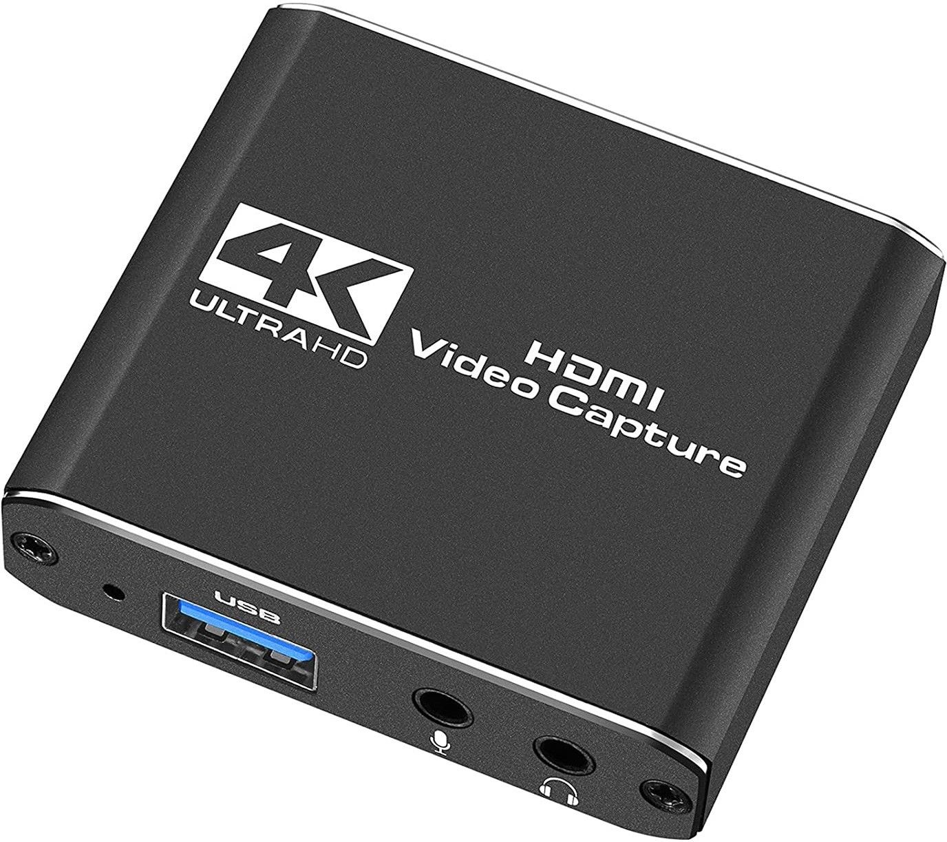 microware HDMI Video Game Capture Card HDMI USB 3.0 Adapter Video and Audio Capture 32 inch Blu-ray Player