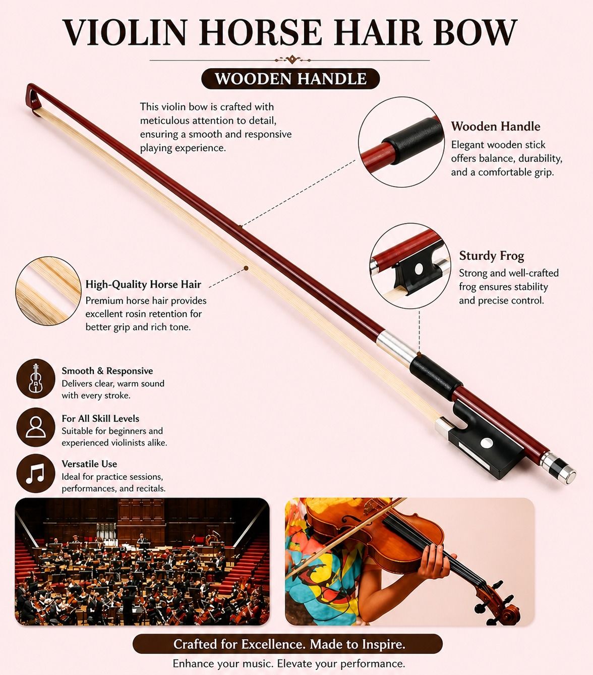 beatbox 4/4 Violin Bow-picture-25