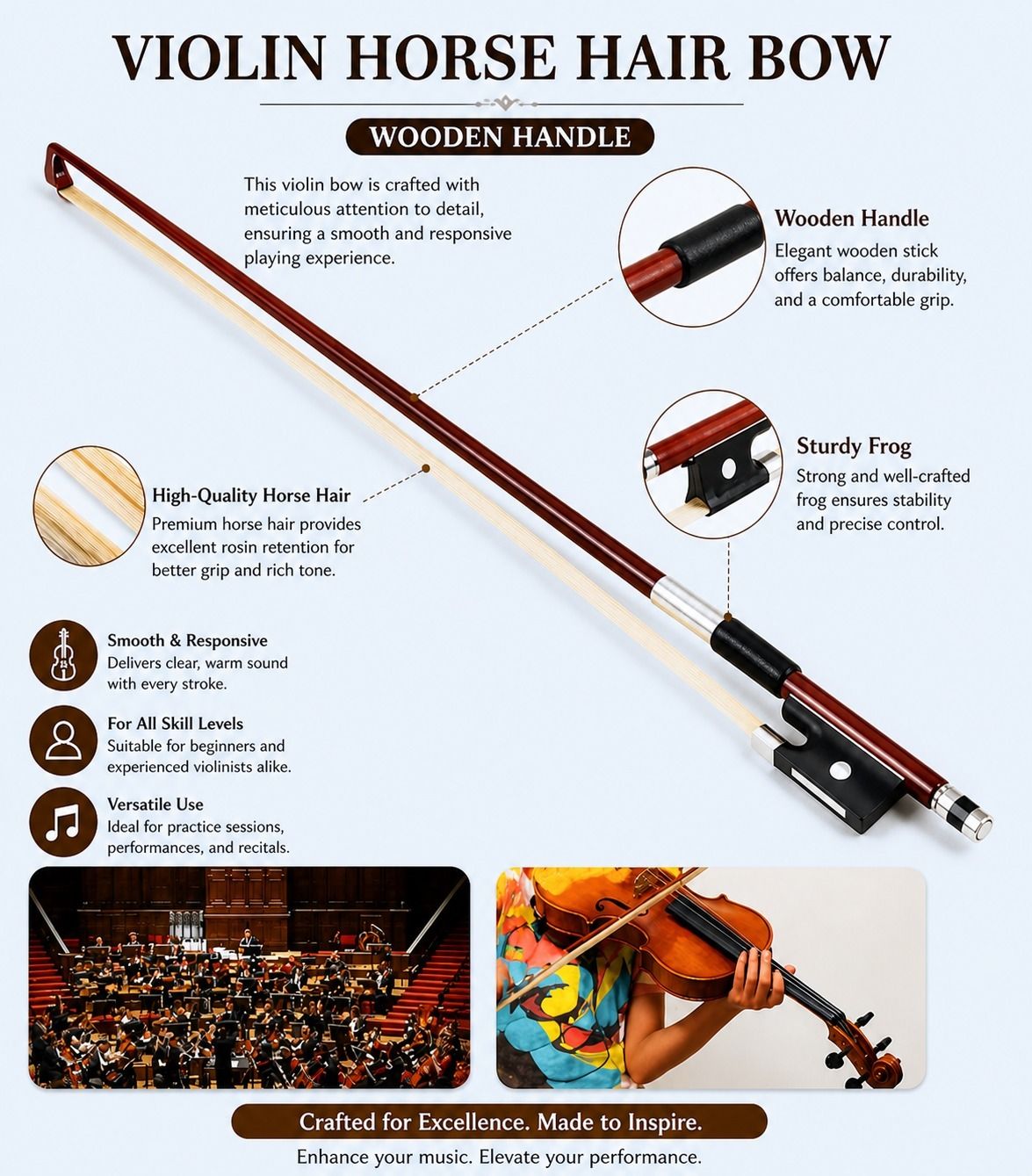 beatbox 4/4 Violin Bow-picture-13