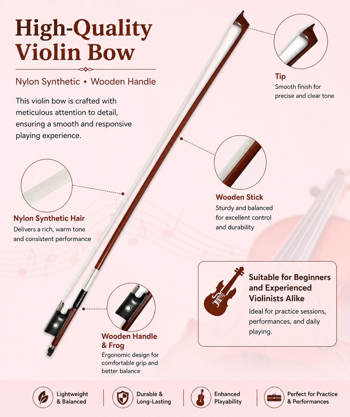 beatbox 4/4 Violin Bow-picture-38
