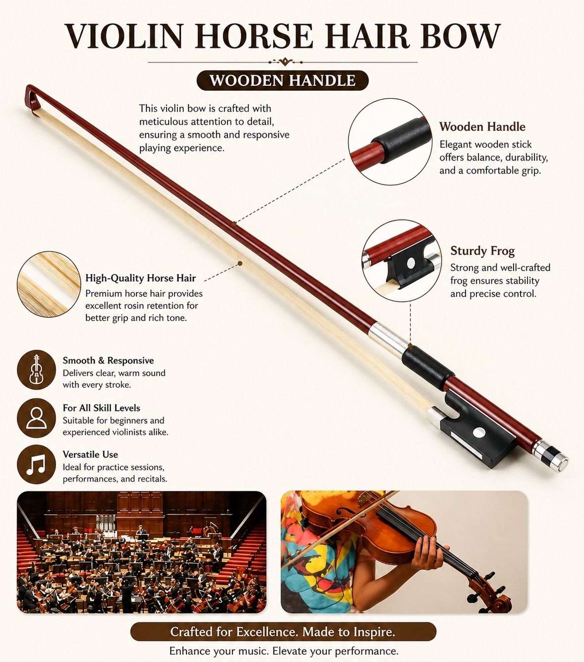 beatbox 4/4 Violin Bow-picture-33