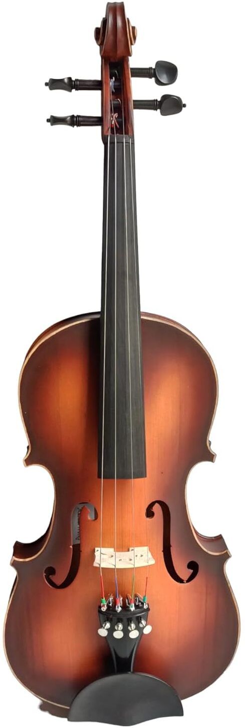 pleasure Musical Works 4/4 Full Size Acoustic Violin With Box,Bow,Rosin 4/4 Classical (Modern) Violin-picture-15