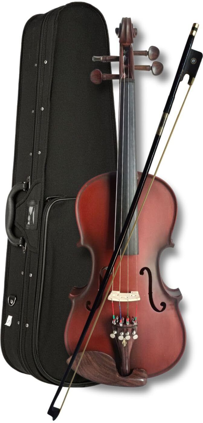 pleasure Musical Works Best Sound 4/4 Acoustic Violin | Brown Matt Full-Size Violin 4/4 Classical (Modern) Violin-picture-35
