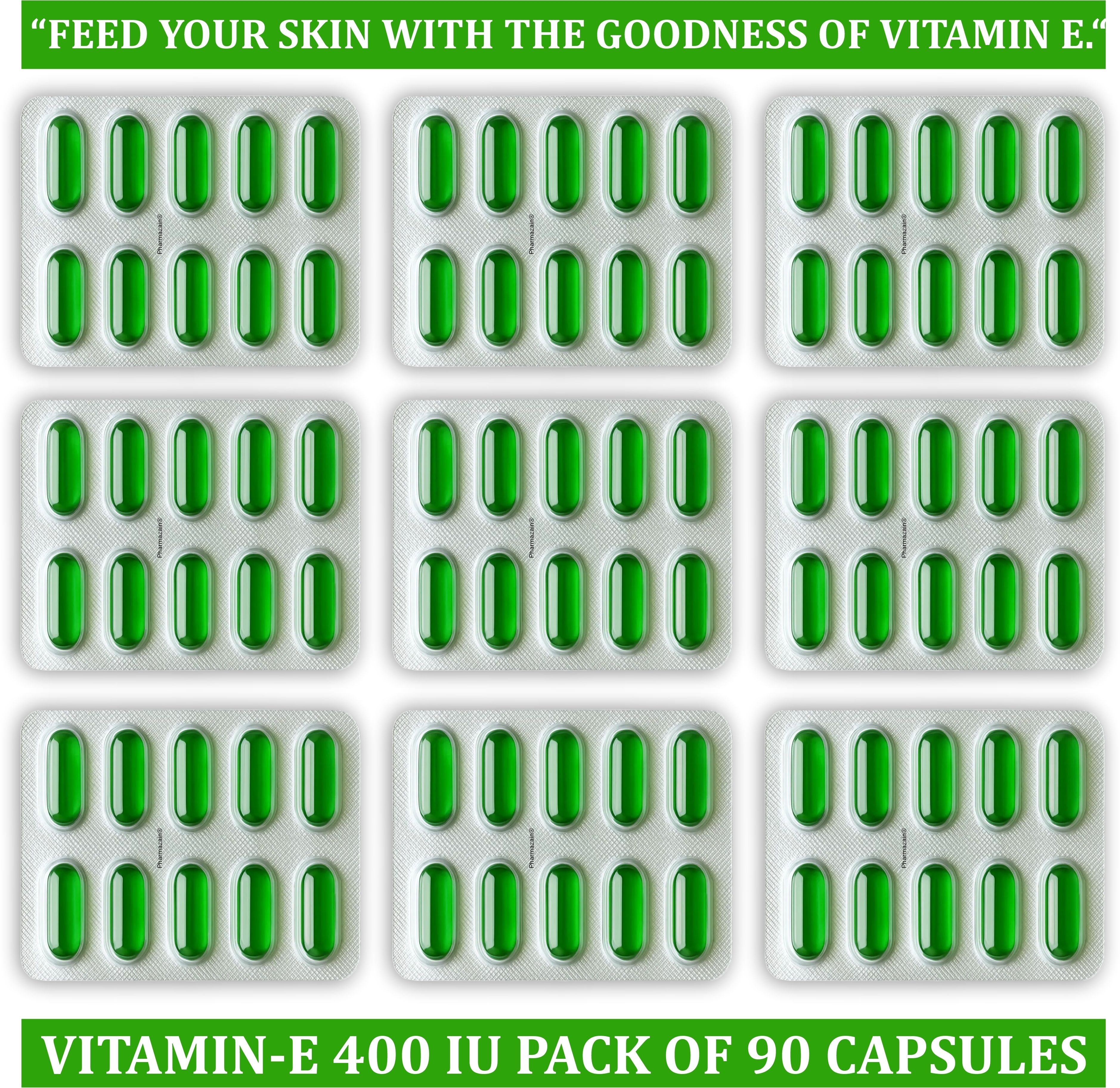 Vitamin E 400 IU Face Hair Pimple Glowing Skin & hair care
