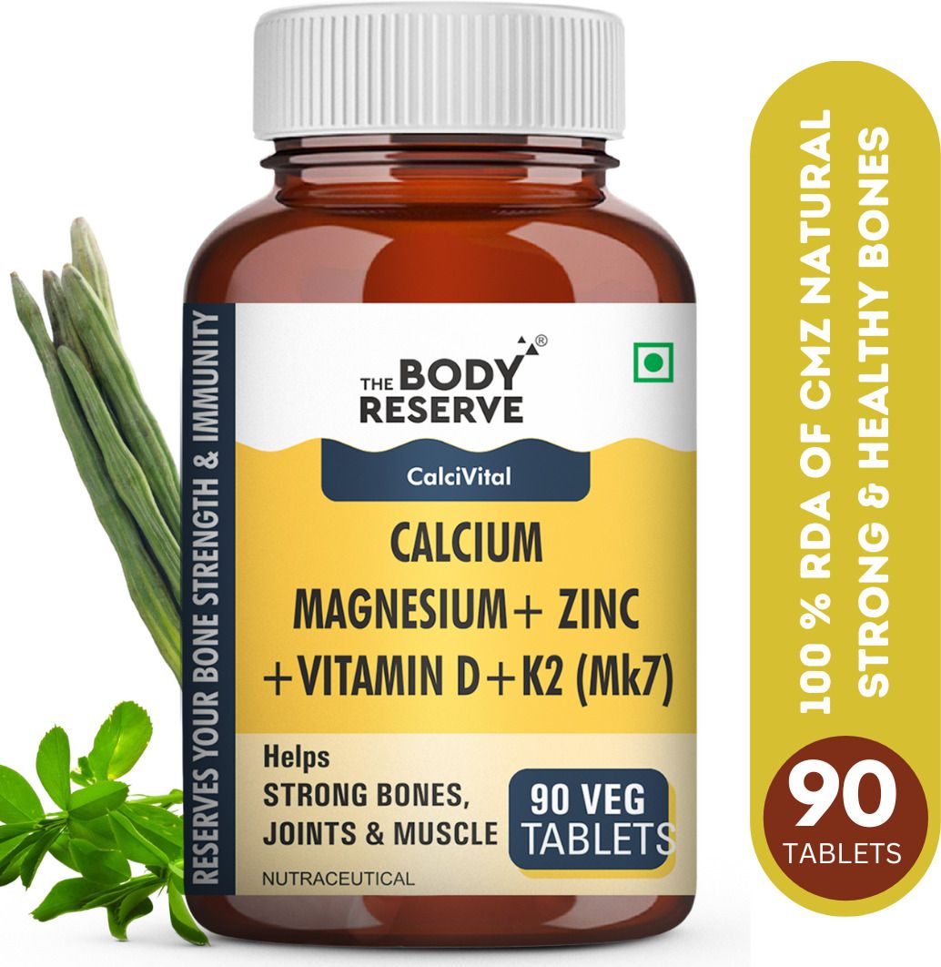 Calcium Magnesium & Zinc Tablets with Vitamin D,K2| For Healthy and Strong Bones-image-3