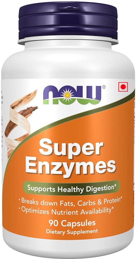 now foods Super Enzymes Digestive Enzyme Capsules with Betaine HCl | 90 Capsules-picture-25