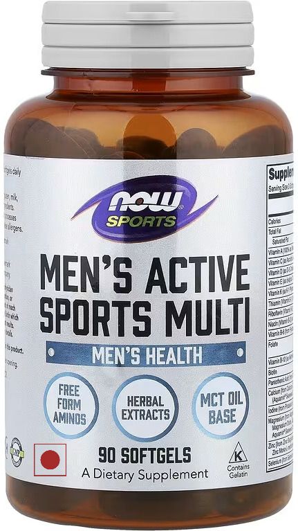 now foods Sports, Men's Active Sports Multi, 90 Softgels-picture-17