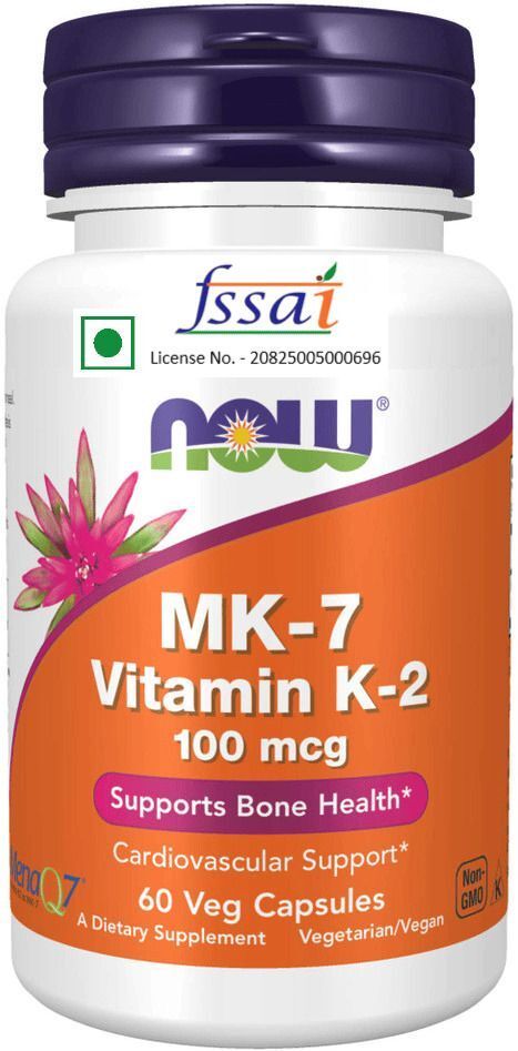 now foods MK-7 Vitamin K-2 100 mcg Veg Capsules-picture-23