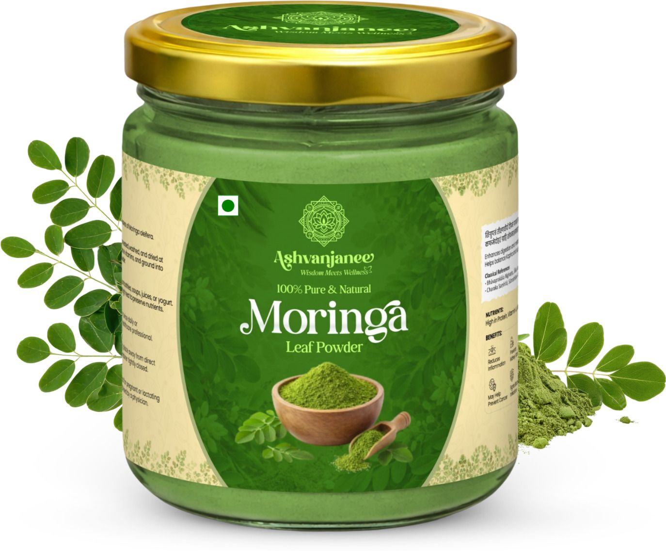 ashvanjanee 100% Pure Moringa Leaf Powder-picture-36