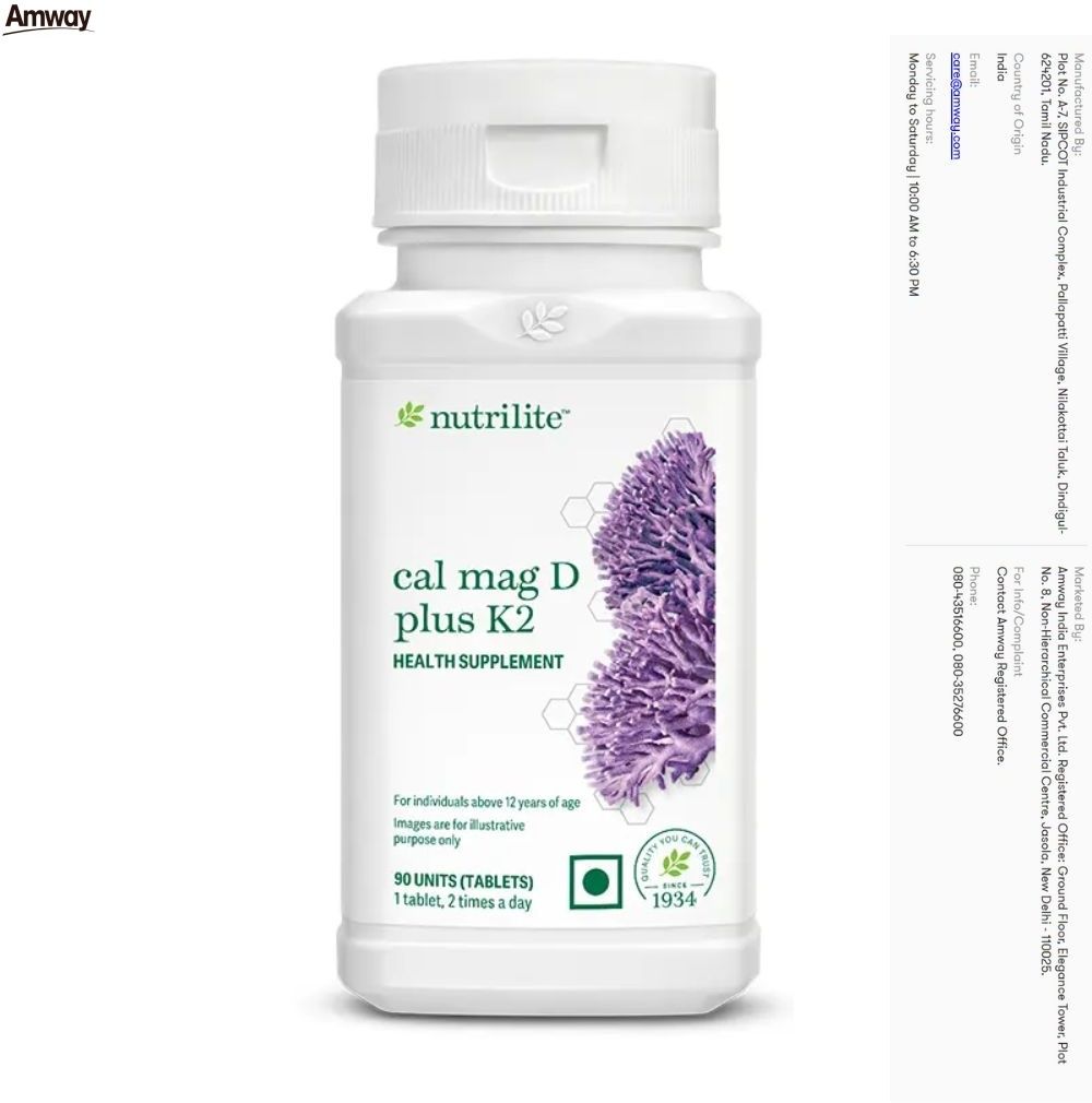 Nutrilite Cal Mag D Plus K2 – Enhances Calcium Absorption with Vitamin D-image-17