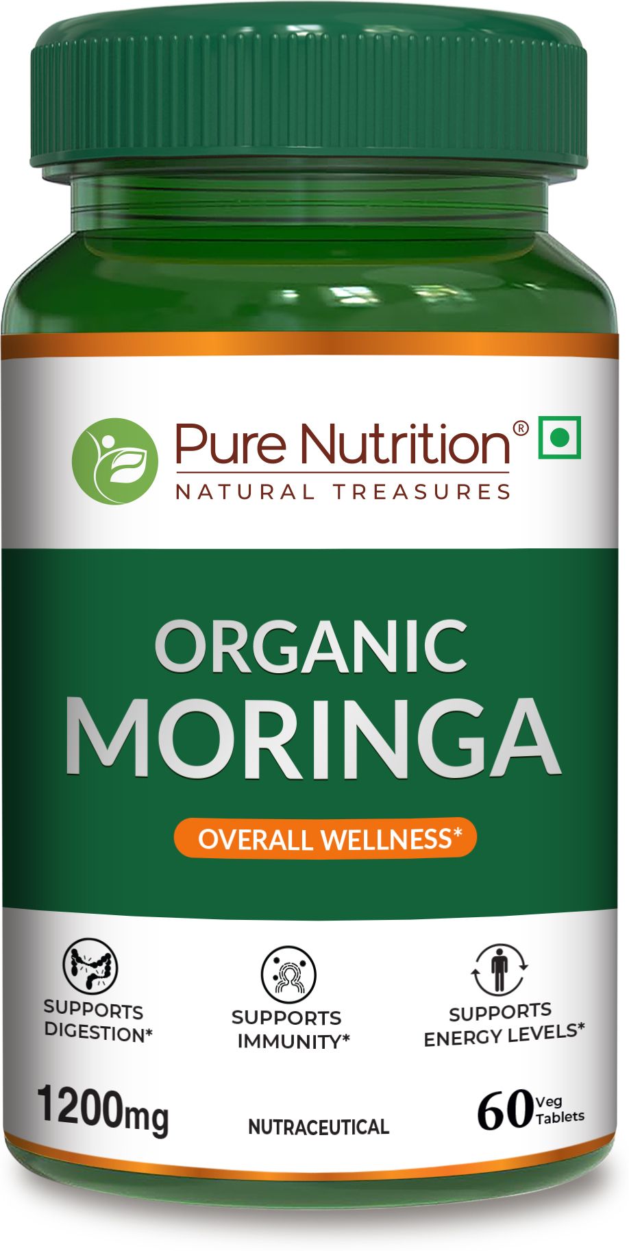 Organic Moringa 1200mg for Overall Wellness & Immunity-image-22
