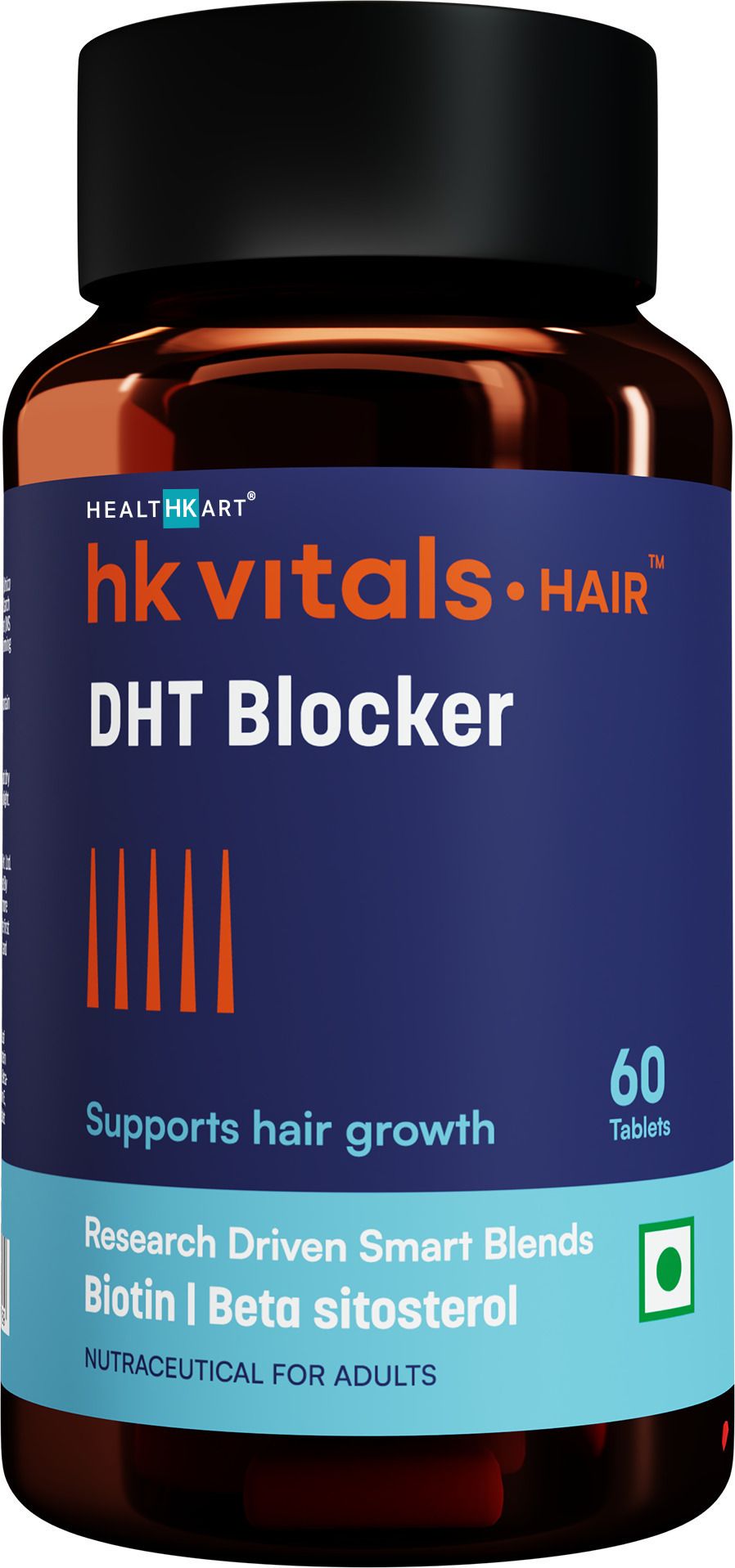 HK Vitals DHT Blocker with Biotin, Helps Reduce Hair Fall