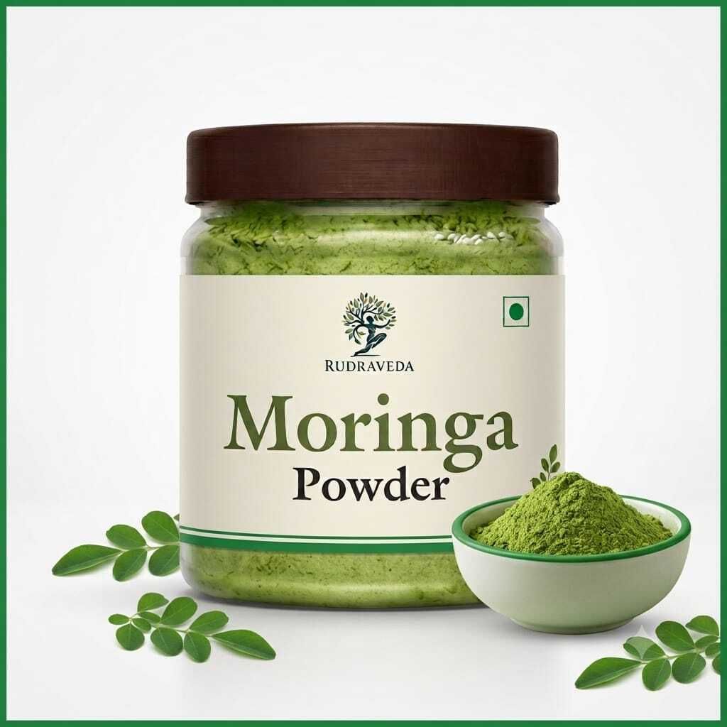 Moringa Leaf Powder 100g for weight Loss superfood (100 g)-image-2
