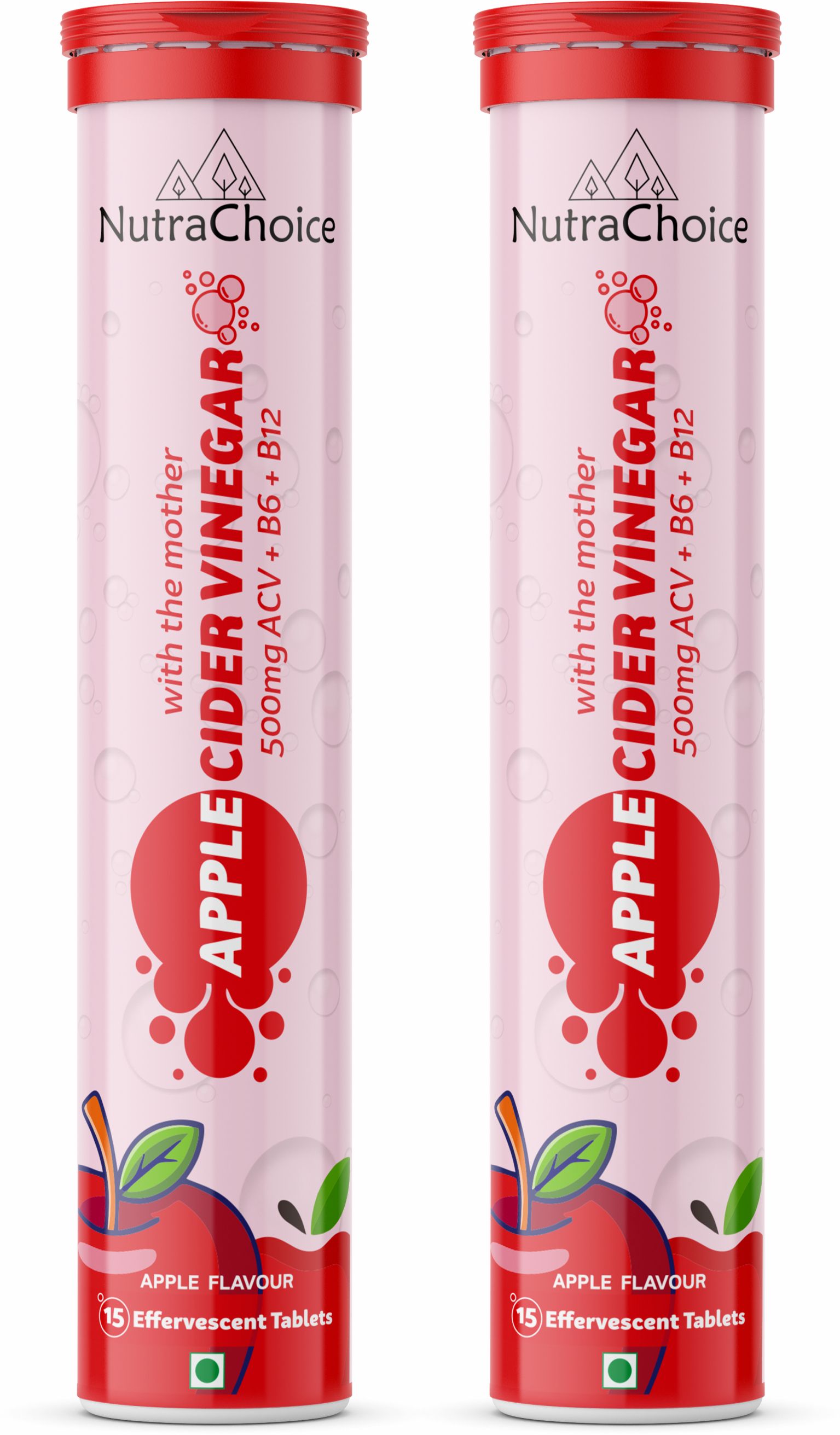 Apple Cider Vinegar for Weight Loss with Mother -30 Effervescent Tablets