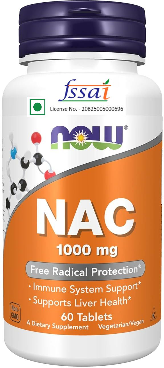 now foods NAC (N-Acetyl Cysteine) 1000 mg 60 Tablets-picture-31