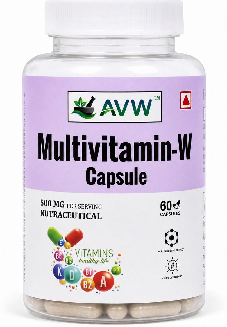 Multivitamin-W 500 mg Capsules | Daily Multivitamin Supplement | 60 Capsules-image-39