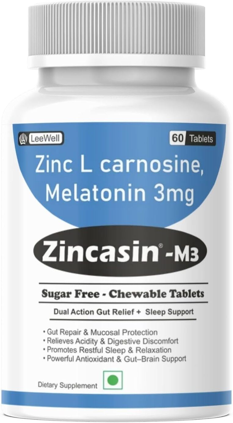 M3 contains Melatonin, Zinc L Carnosine Supplement 60 chewable Tablets-image-34