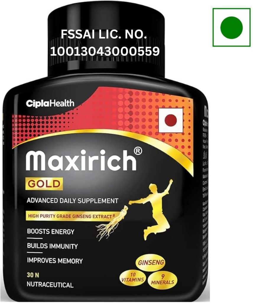 Maxirich Gold Multivitamin with high purity grade Ginseng Extract-image-41