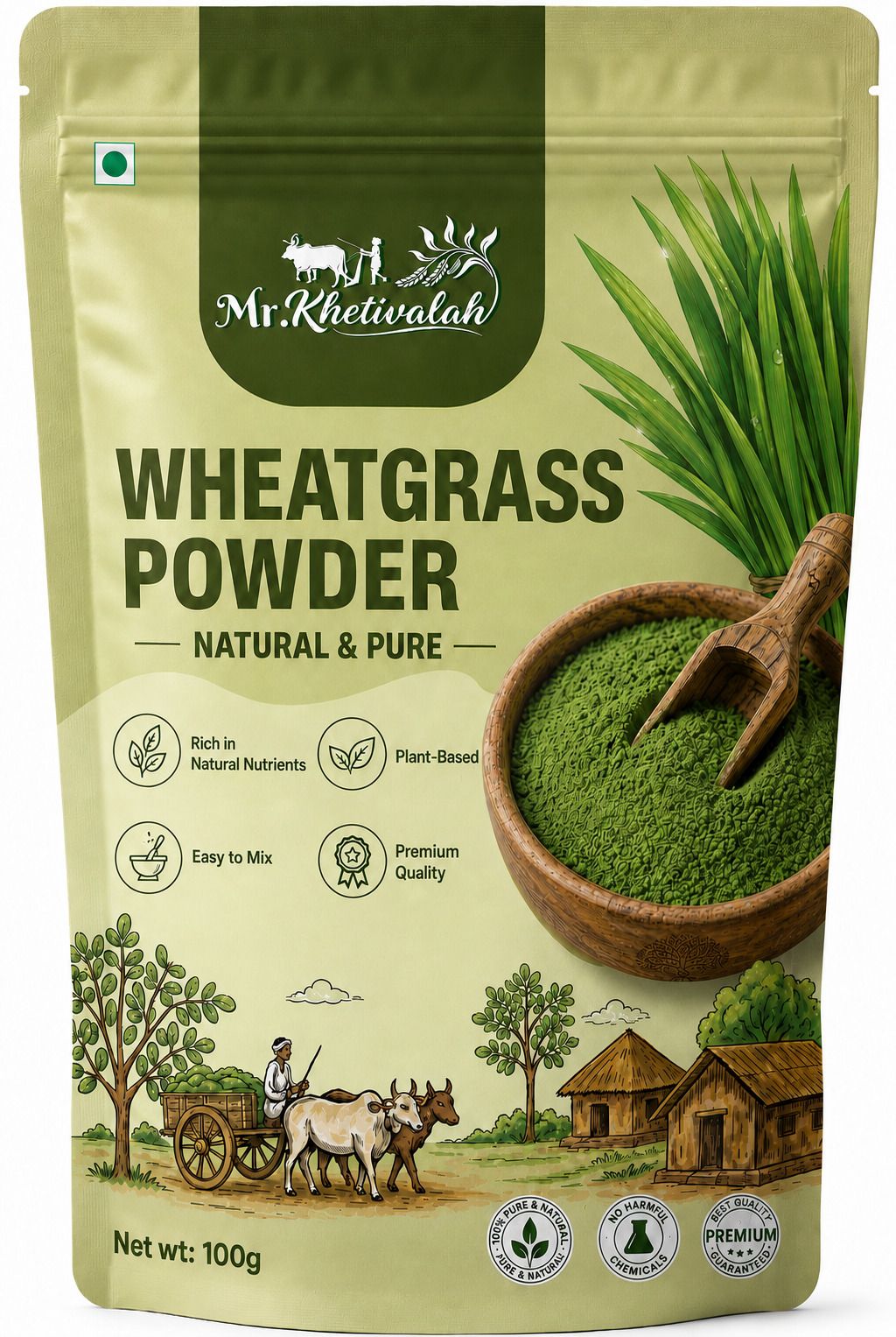 Wheatgrass Powder | Boost Immunity & Metabolism | Natural Detox | No Additives-image-25