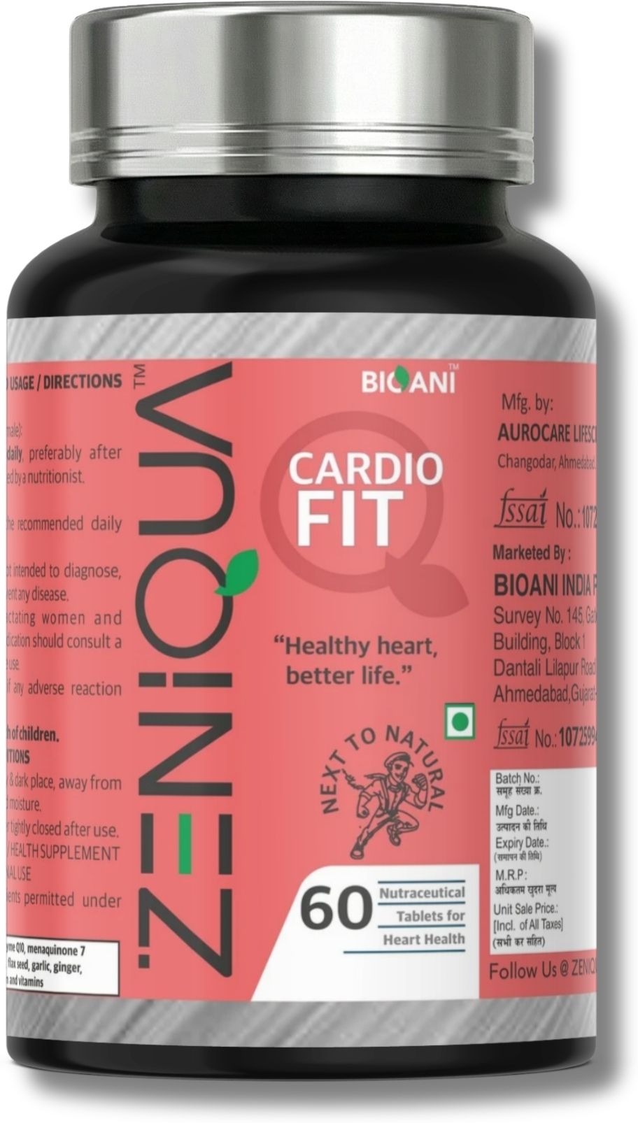 CardioFit Cholesterol Care Supplement Tablets | Heart Health Support Formula-image-1