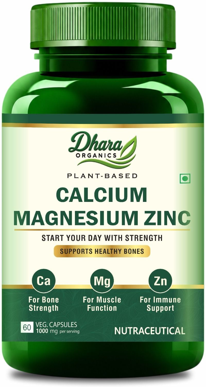 dhara organics Calcium Magnesium Zinc Capsules-picture-27