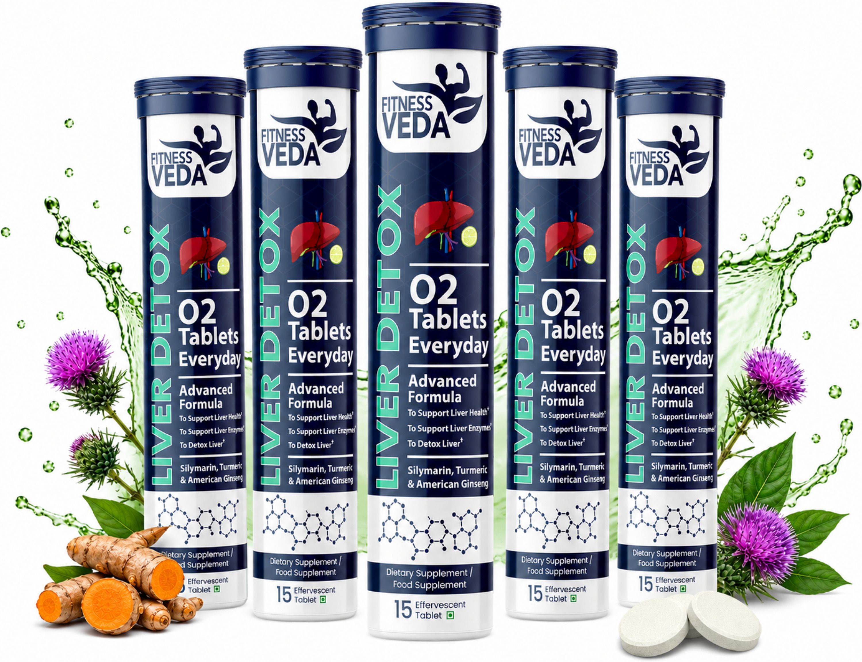 Liver Detox Effervescent Tablets | Supports Liver Health & Detox-image-44