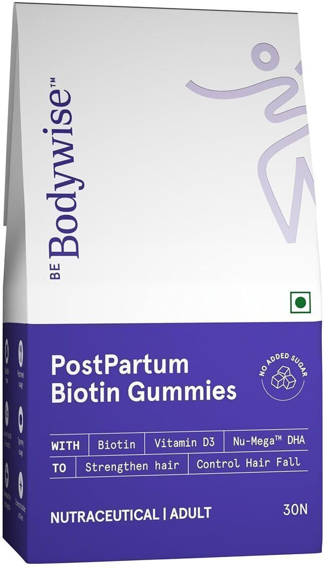 Post Pregnancy Biotin Hair Gummies | Stronger Hair & Nails | No Added Sugar-image-20