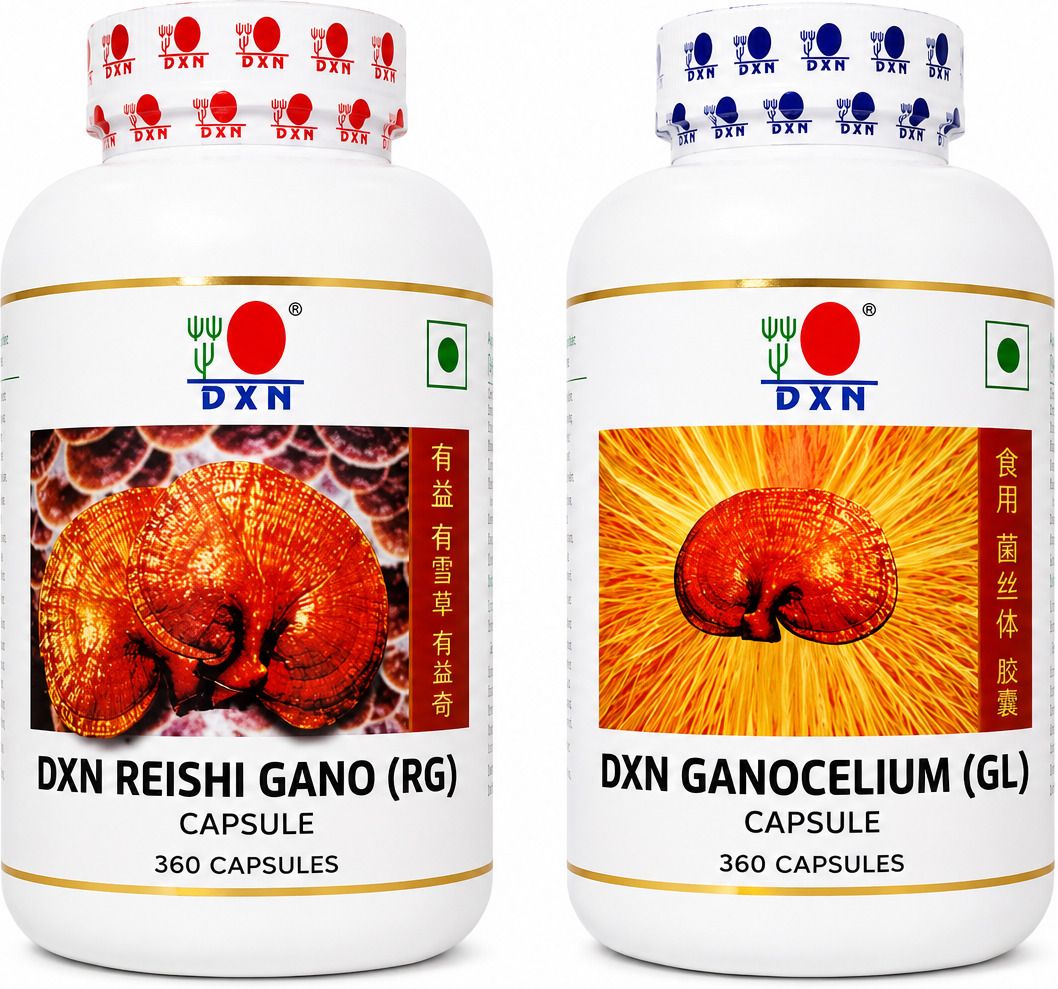dxn Reishi Gano & Ganocelium Capsules RG & GL 360 + 360 Capsules-picture-2