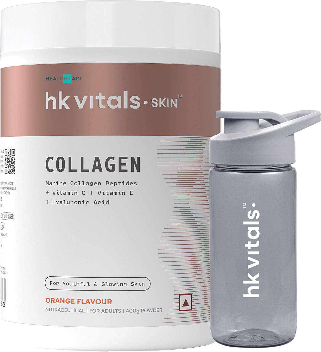 healthkart HK Vitals Skin Radiance Collagen Supplement with Biotin with Sipper Bottle-picture-12