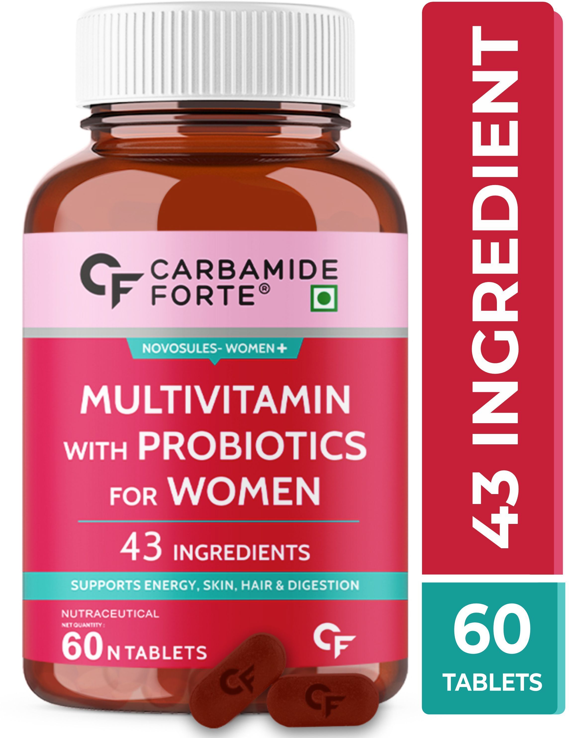 carbamide forte Multivitamin Tablets for Women with Multiminerals and Probiotics Supplement-picture-12