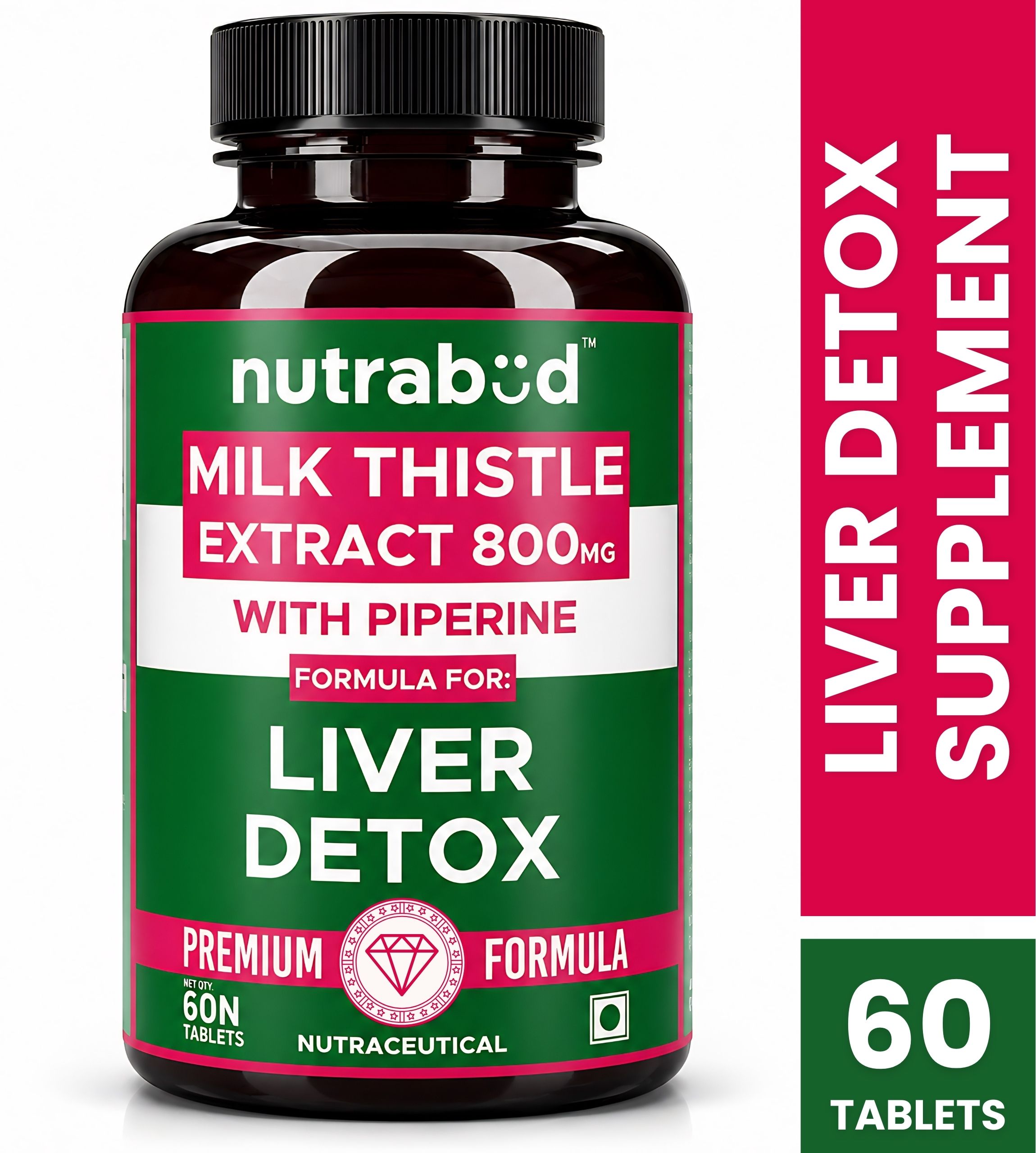 Milk Thistle 800mg - Liver Detox Supplement with Piperine-image-18