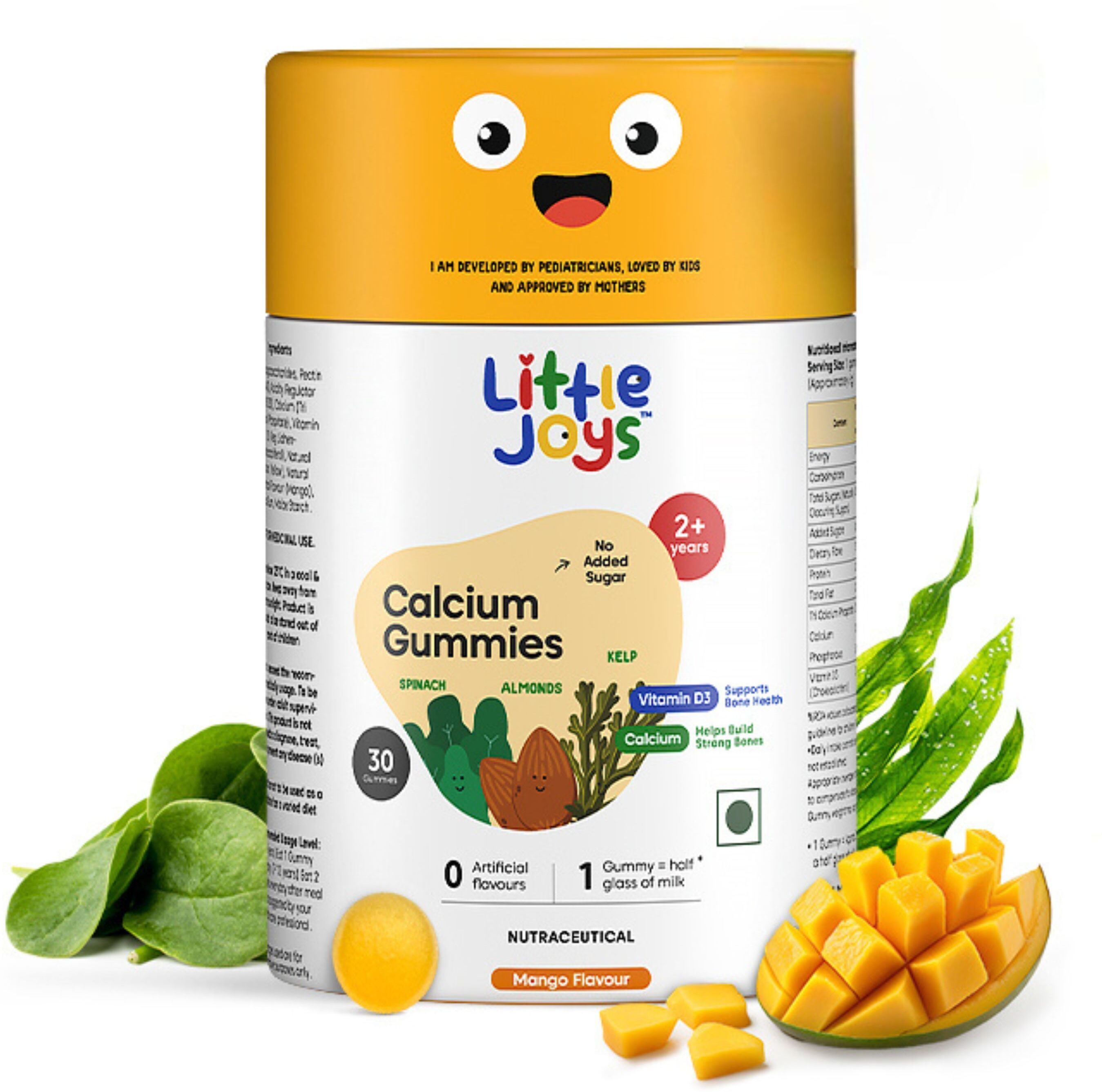 Calcium Gummies for Kids (2+ yrs) For Stronger Bones, Joints, Teeth & Immunity-image-34