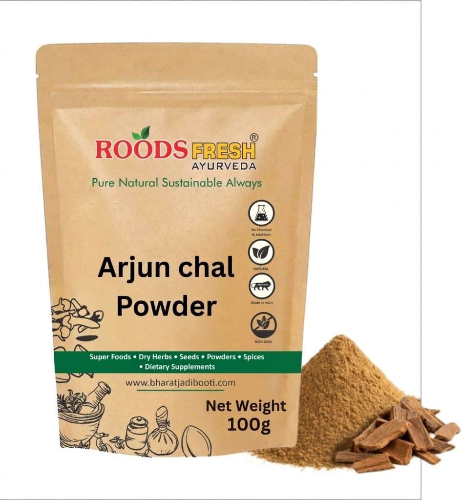 Natural Arjun Chal Powder (100g) - Ayurvedic Heart Health Supplement-image-8